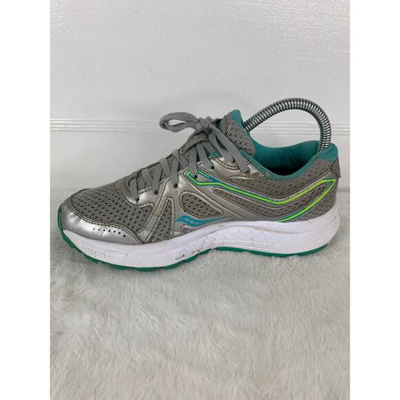 Saucony Cohesion 11 Women’s Size 6.5 Gray Teal Running Shoes S10420-11 - Picture 6 of 10